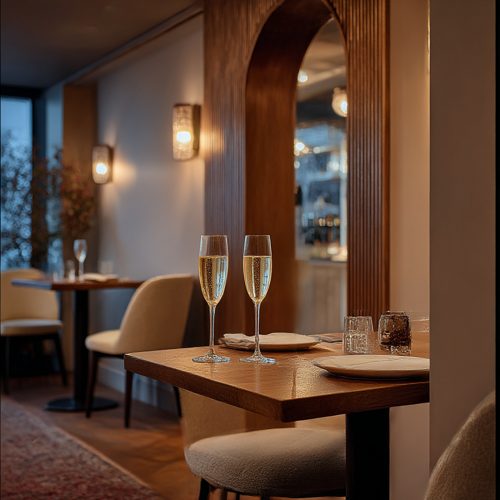 5-course tasting menu and food and wine pairing